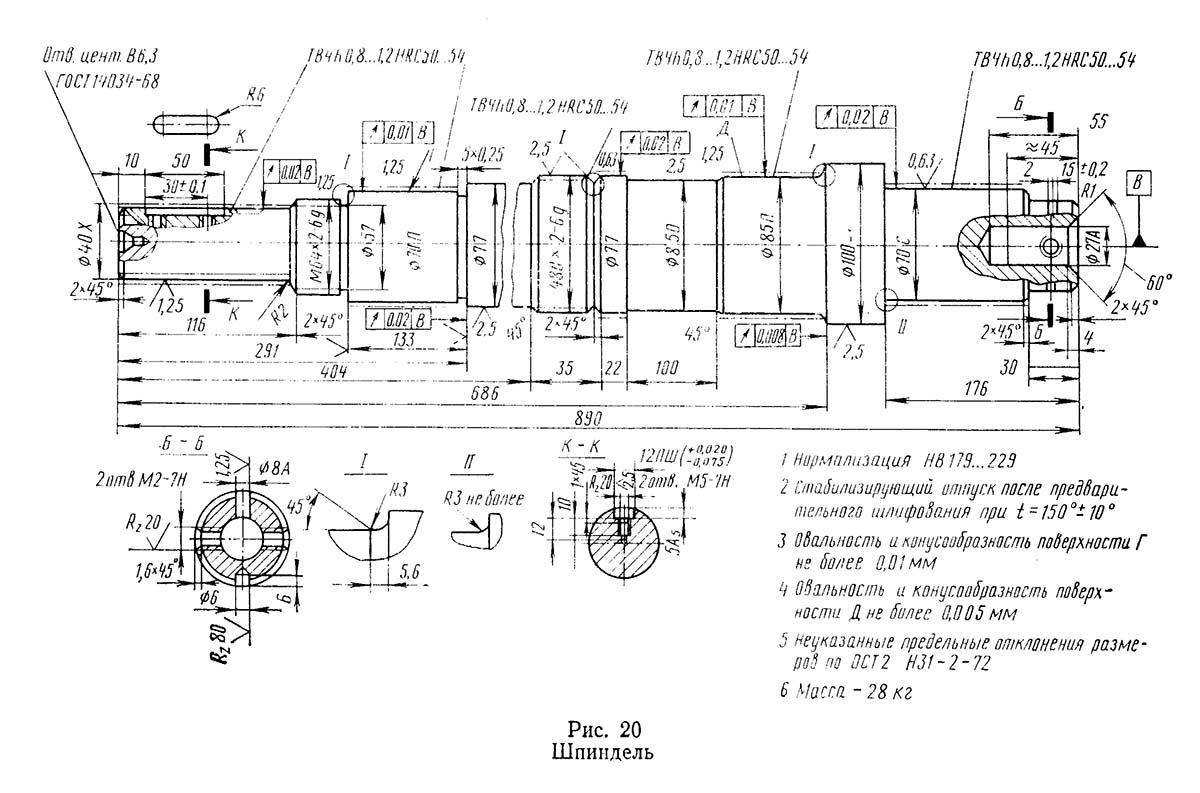 Шпиндель верстата СІП-800 Шпиндель верстата СІП-800